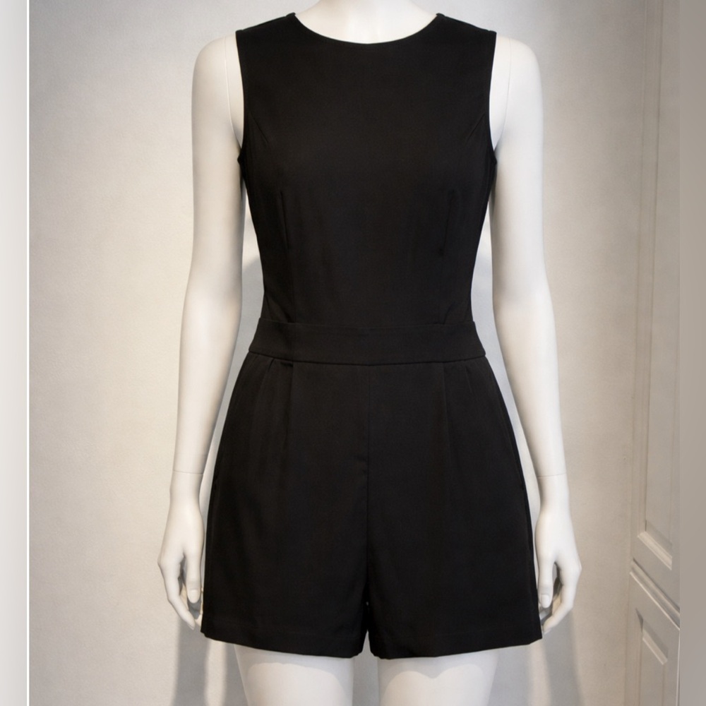 Michael Kors Elegant Black Romper